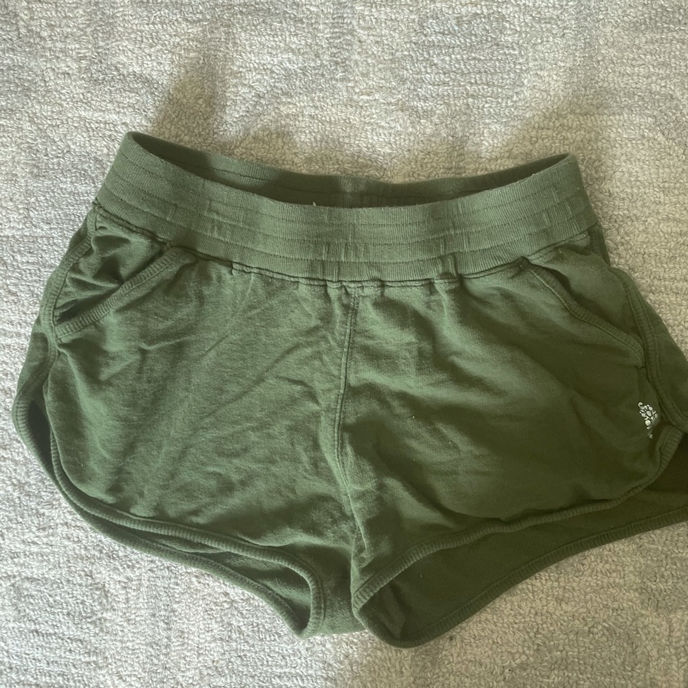 FP Movement green shorts